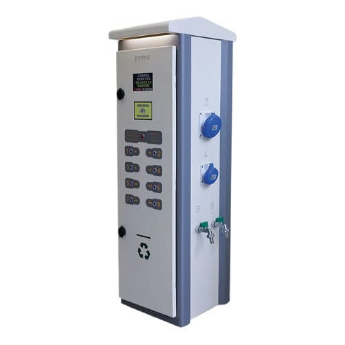 Distribution pedestal - Proteas - Smartmarinas - lighting / electric / power
