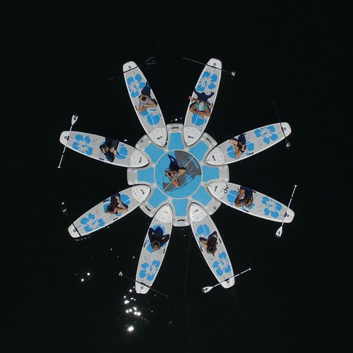 Platform water toy - Indiana Paddle & Surf - for recreation centers / inflatable