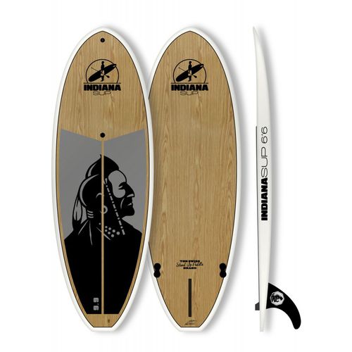 All-around SUP - 6'6 - Indiana Paddle & Surf - child's / epoxy / wood