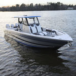 outboard center console boat
