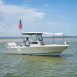 outboard center console boat
