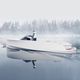 inboard cabin cruiser / electric / open / fiberglass