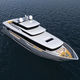 cruising super-yacht / flybridge / wheelhouse