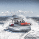 outboard express cruiser / twin-engine / open / 12-person max.