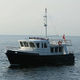 inboard trawler / diesel / displacement hull / flybridge