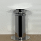 telescopic table pedestal / stainless steel