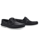 deck shoes / men's / leather / rubber