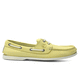 deck shoes / men's / leather / rubber