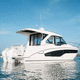 outboard cabin cruiser / twin-engine / wheelhouse / cruising