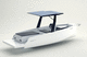 inboard center console boat / solar powered / 6-person max.