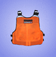 watersports buoyancy aid / men's / foam / orange