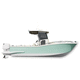 sport-fishing center console boat / outboard / sundeck / with T-top