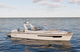 outboard express cruiser / twin-engine / open / dual-console