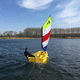 single-handed sailing dinghy / recreational