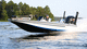 outboard bass boat / gasoline / planing hull / open