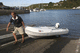 outboard inflatable boat / rigid / aluminum / 5-person max.