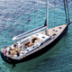 cruising sailing yacht / 3-cabin / 6-berth / with open transom