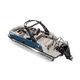 outboard pontoon boat / open / side console / sport
