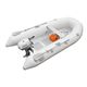 outboard inflatable boat / rigid / open / aluminum