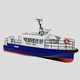 passenger boat / patrol boat / inboard