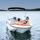 outboard small boat / open / side console / 5-person max.