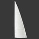 mainsail / for racing sailboats / tri-radial cut / cross-cut