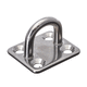 fixed pad eye / semi-circular / for sailboats / for boat