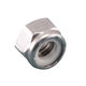 hexagonal nut / nylon / stainless steel