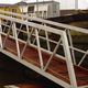 dock gangway / aluminum / with handrails