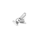 stainless steel latch / for boats / lever-operated