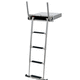 boat ladder / telescopic / boarding / stainless steel