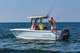 outboard center console boat / sport-fishing / 12-person max. / sundeck