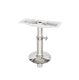 adjustable table pedestal / swivel / removable / pneumatic
