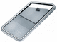 boat window / opening / rectangular / glass