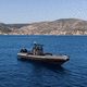 inboard inflatable boat / twin-engine / rigid / open