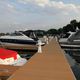 floating dock / mooring / for marinas / wooden