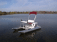 two-seater pedal boat / aluminum