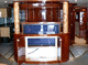 yacht TV storage unit / vertical lift