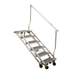 yacht ladder / lateral / boarding / stainless steel