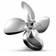 sailboat propeller / auto-feathering / controllable pitch / adjustable pitch