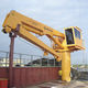 ship crane / for decks / knuckle boom