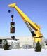 ship crane / deck / luffing jib