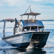 hydrographic survey boat / catamaran / inboard / aluminum