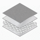 ship partition wall sandwich panel / aluminum honeycomb / stainless steel