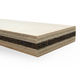 soundproofing sandwich panel / rubber / cork / plywood