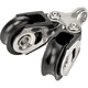 double block / with swivel / with ball bearing / max. rope ø 8 mm