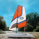 recreational sport catamaran / single-handed