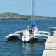 trimaran / coastal cruising / wooden / trailerable