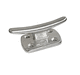 boat deck cleat / flat / stainless steel