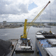 floating crane / port / for decks / mobile